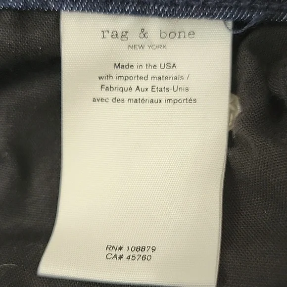 Rag and Bone sz29 Skinny Indigo  BinO - Picture 6 of 10